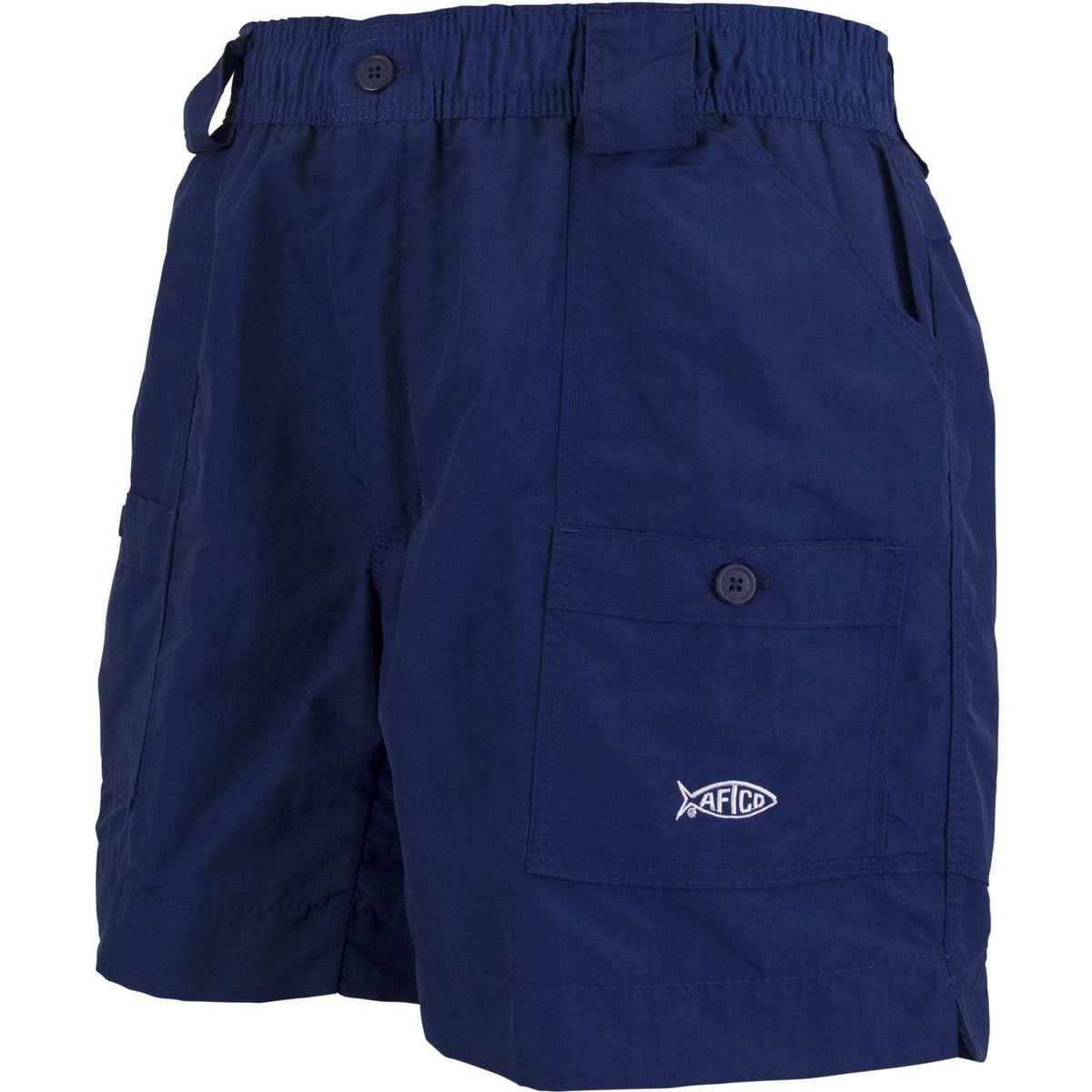 AFTCO MFG Men's Shorts Aftco Original Fishing Shorts 6" - Navy || David's Clothing