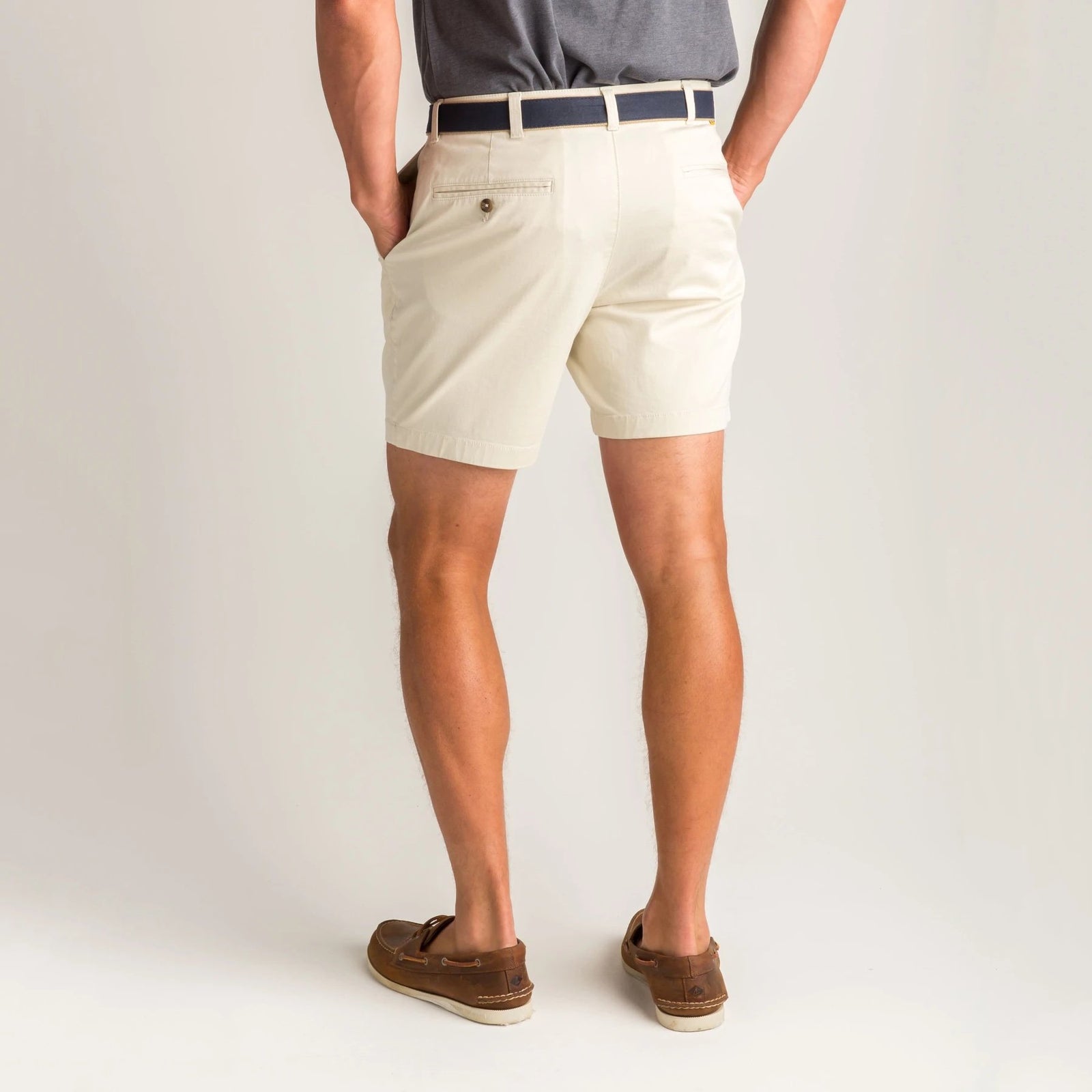 DUCK HEAD Men's Shorts STONE / 28 Duck Head 7" Gold School Chino Short || David's Clothing D61003136
