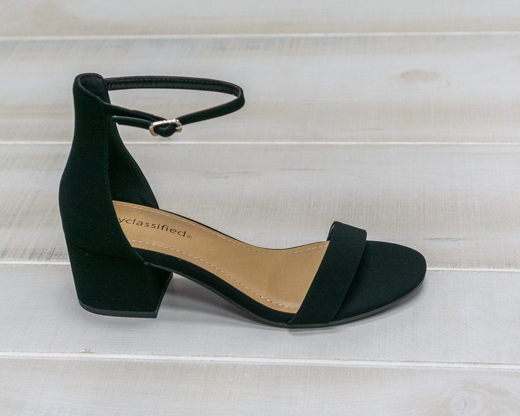 FORTUNE DYNAMIC Women's Shoes Mini Block Heel || David's Clothing