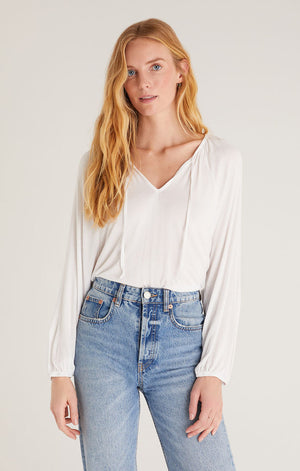 Z SUPPLY Women's Top Z Supply Niki Sleek Jersey Top || David's Clothing