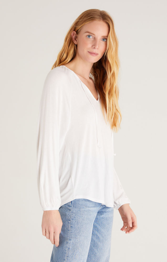 Z SUPPLY Women's Top Z Supply Niki Sleek Jersey Top || David's Clothing