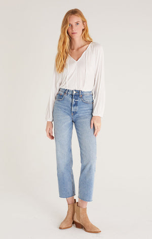 Z SUPPLY Women's Top Z Supply Niki Sleek Jersey Top || David's Clothing